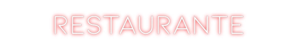 Neon personalizado: Restaurante