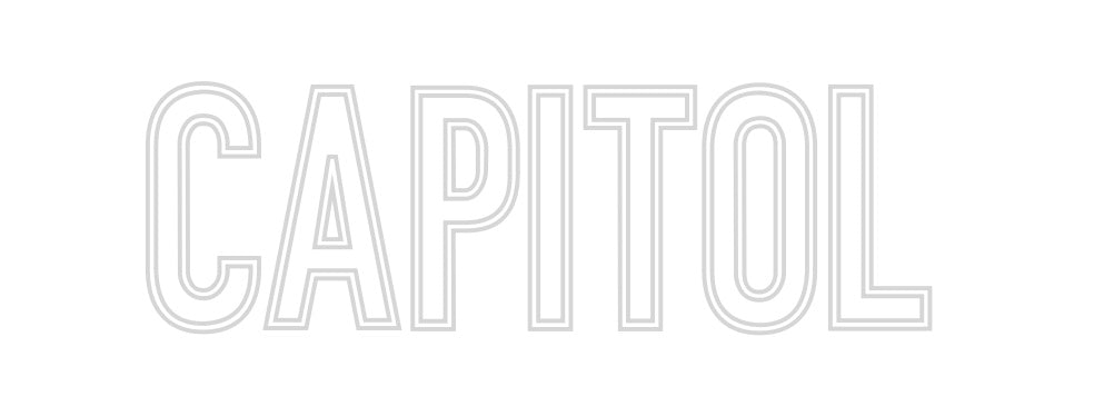 Neon personalizado: CAPITOL