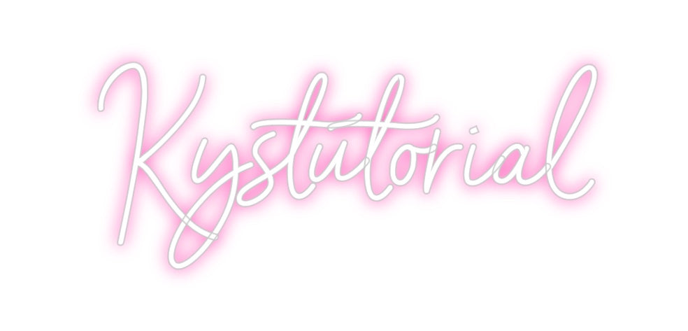 Neon personalizado: Kystutorial