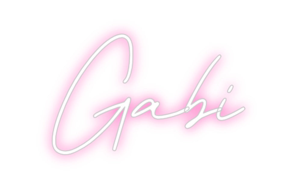 Neon personalizado: Gabi