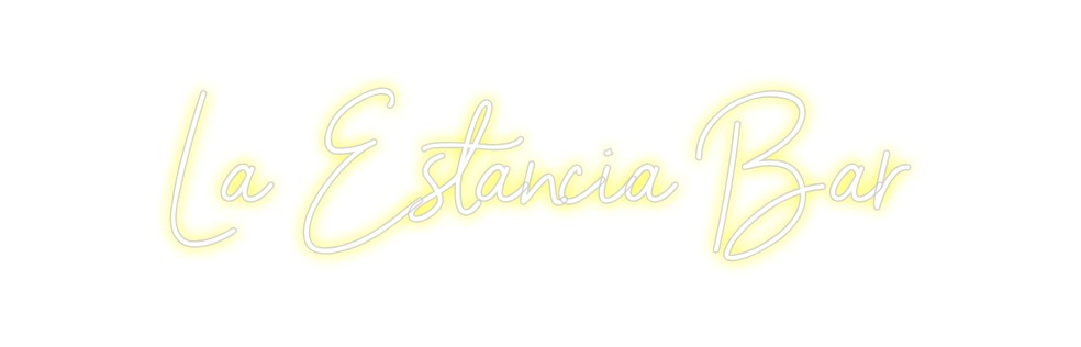 Neon personalizado: La Estancia B...