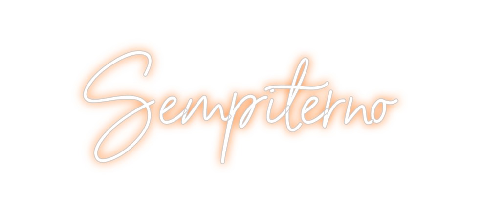 Neon personalizado: Sempiterno