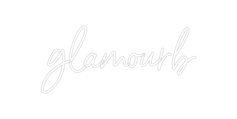 Neon personalizado: glamourb