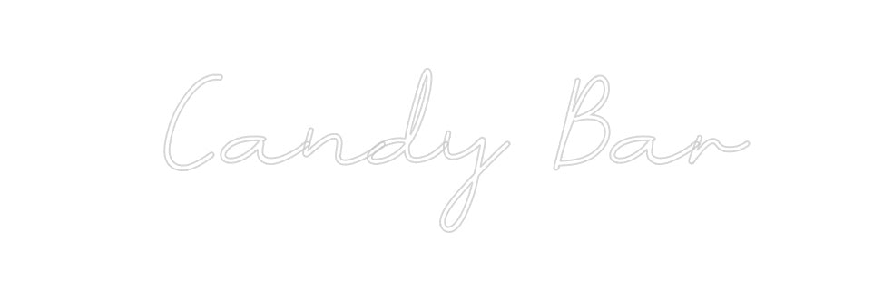 Neon personalizado: Candy Bar
