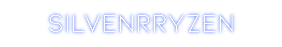 Neon personalizado: silvenrryzen