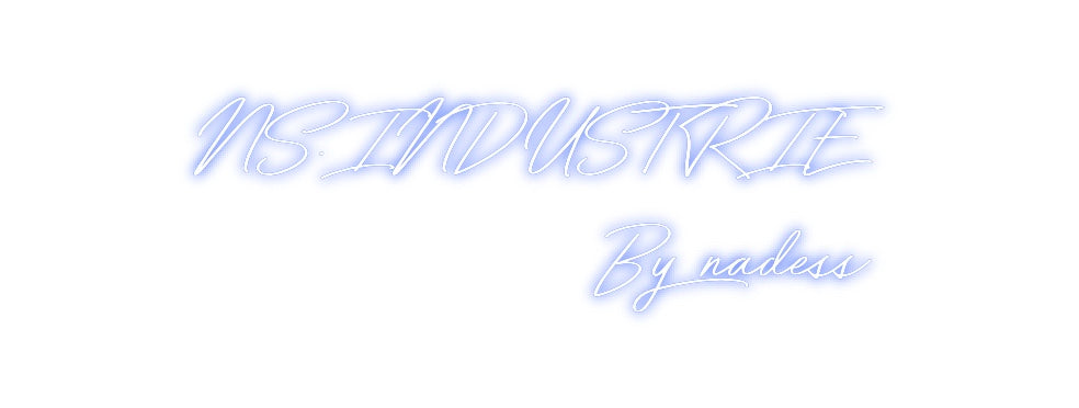 Neon personalizado: NS.INDUSTRIE ...