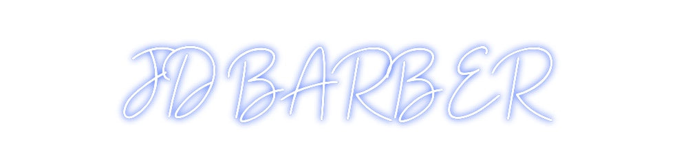 Neon personalizado: JD BARBER