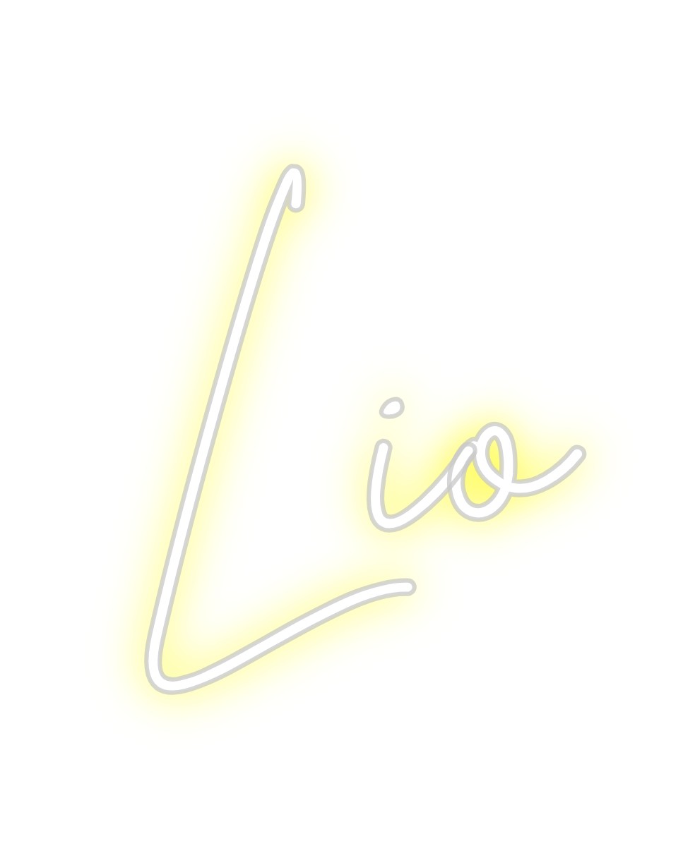 Neon personalizado: Lio