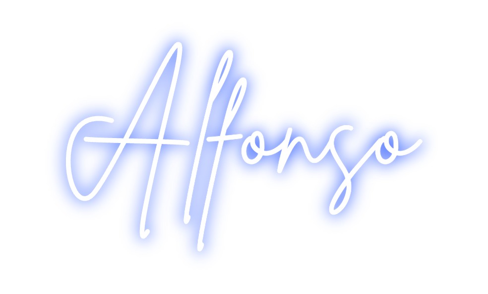 Neon personalizado: Alfonso