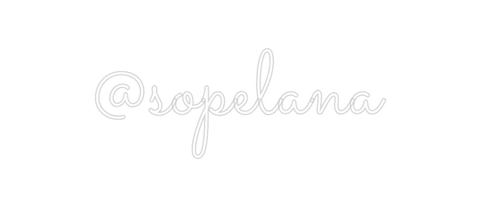 Neon personalizado: @sopelana
