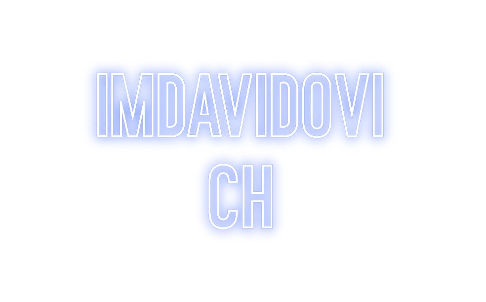 Neon personalizado: ImDavidovi
ch
