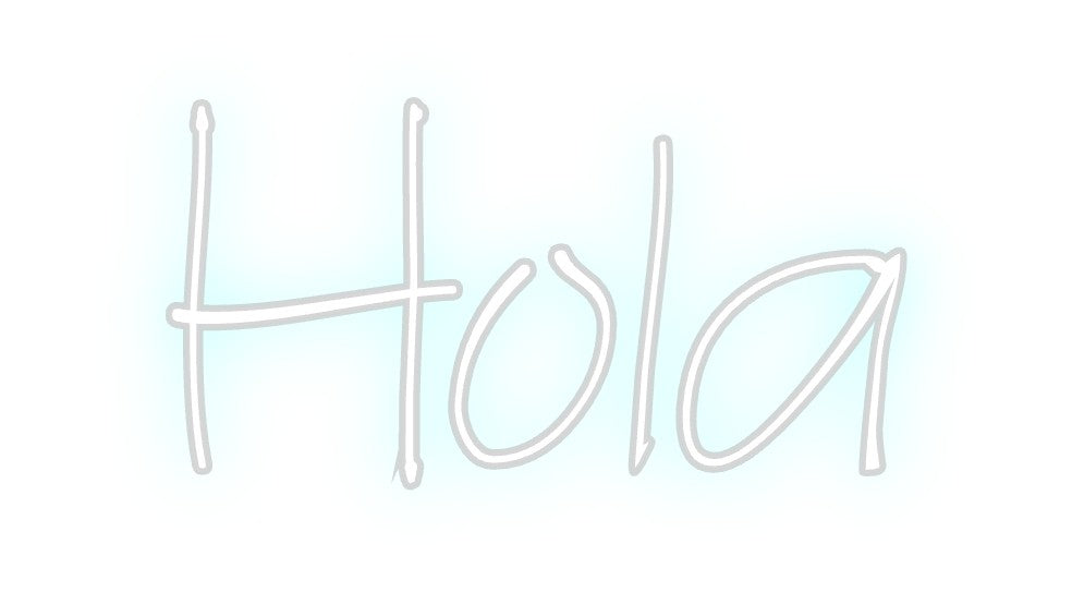 Neon personalizado: Hola