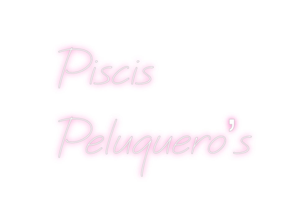Neon personalizado: Piscis
Peluq...