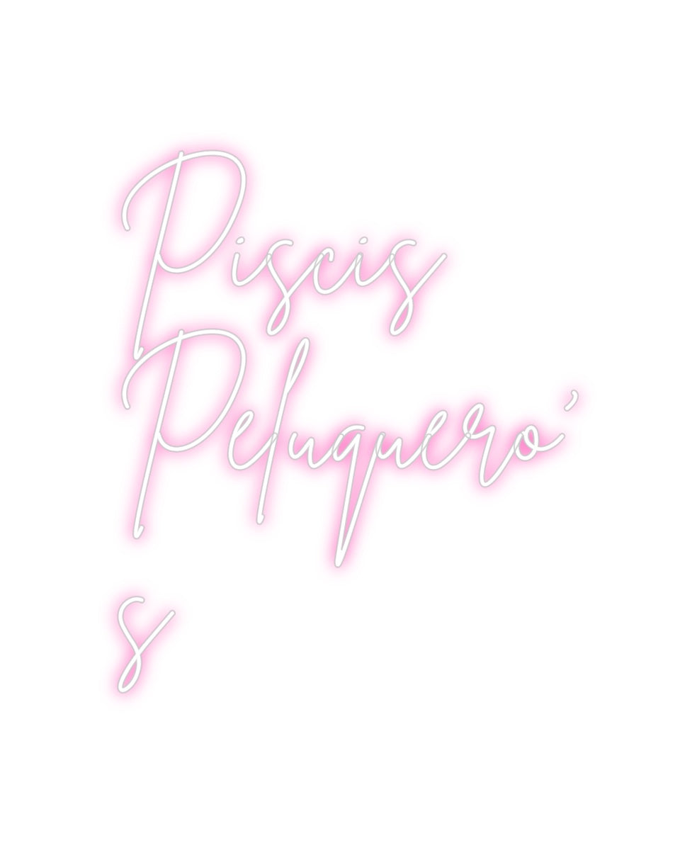 Neon personalizado: Piscis
Peluq...