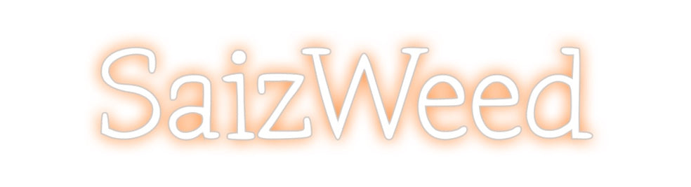 Neon personalizado: SaizWeed