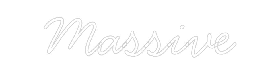 Neon personalizado: Massive