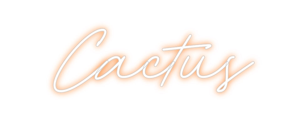 Neon personalizado: Cactus
