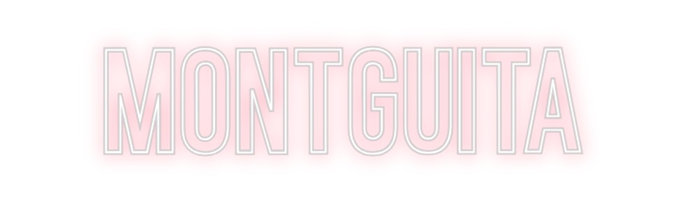 Neon personalizado: Montguita