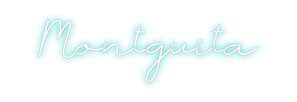 Neon personalizado: Montguita