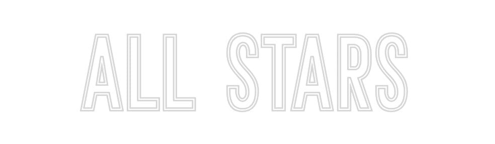 Neon personalizado: All STARS