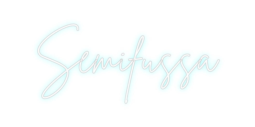 Neon personalizado: Semifussa