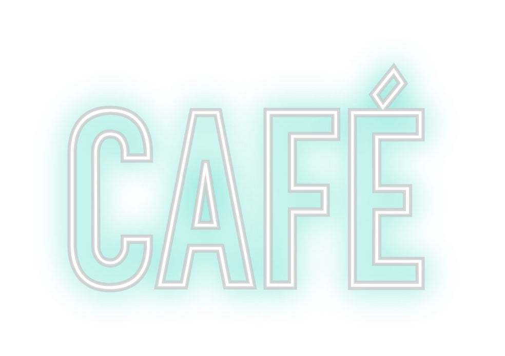 Neon personalizado: CAFÉ