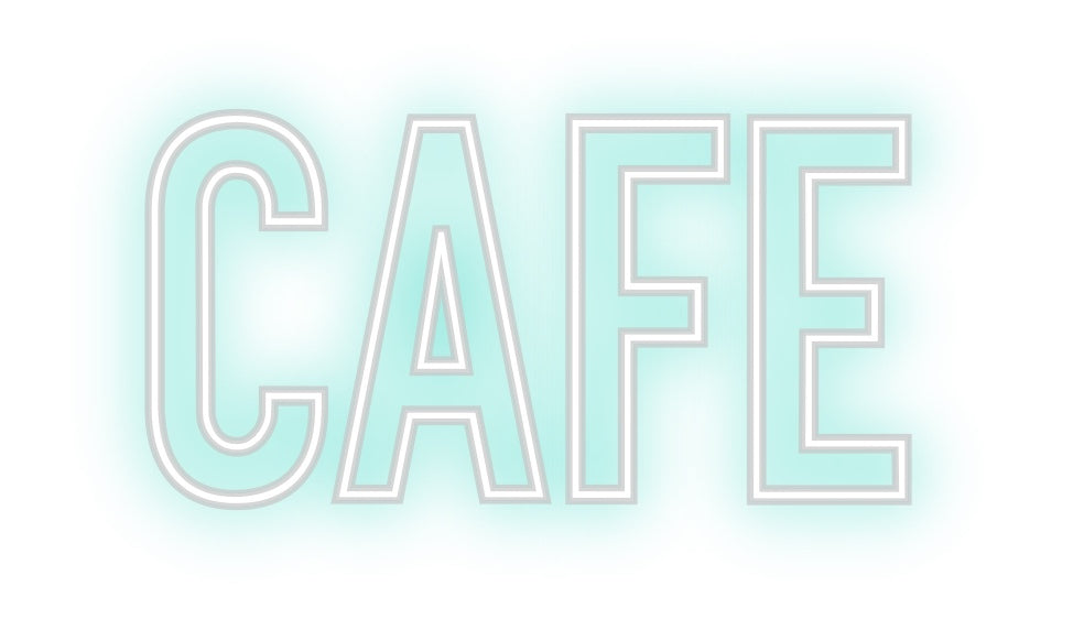 Neon personalizado: CAFE