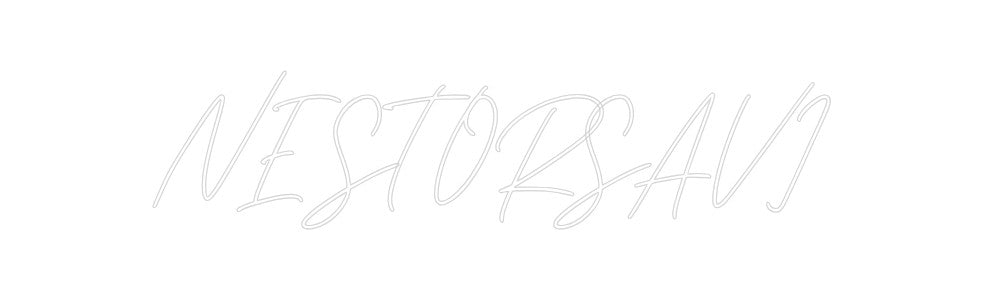 Neon personalizado: NESTOR SAVI