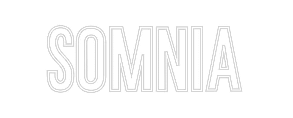 Neon personalizado: SOMNIA