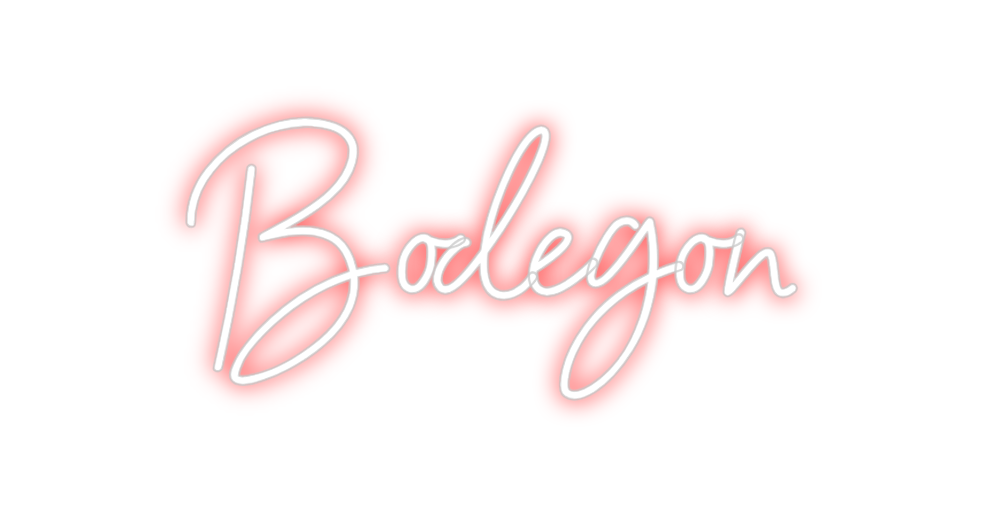 Neon personalizado: Bodegón