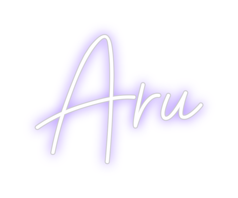 Neon personalizado: Aru