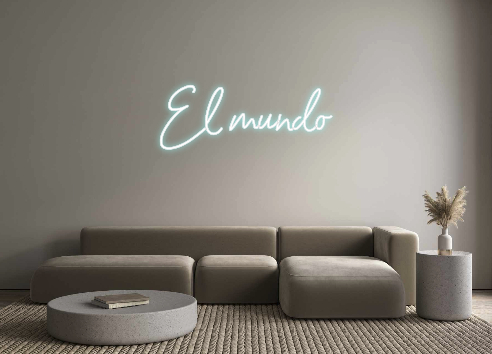 Neon personalizado: El mundo