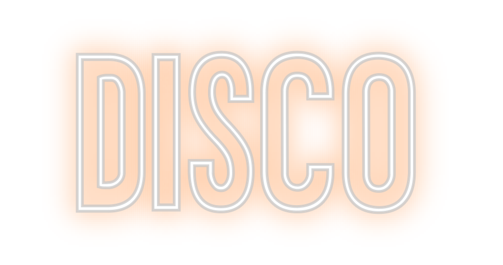 Neon personalizado: DISCO