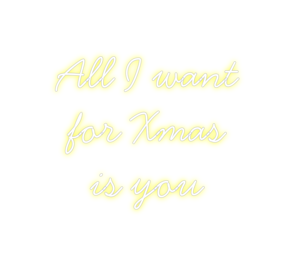 Neon personalizado: All I want
...