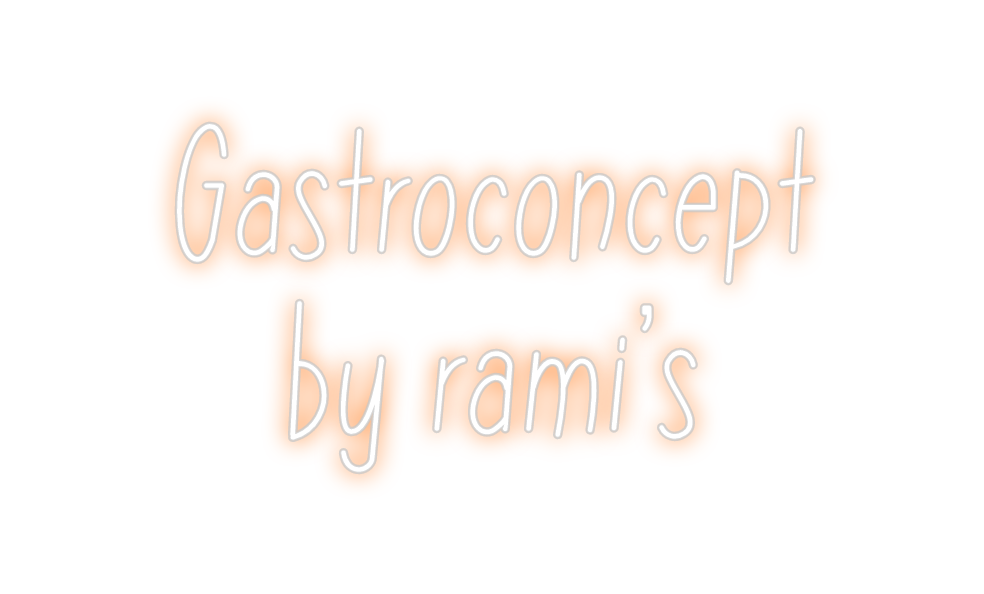 Neon personalizado: Gastroconcept...
