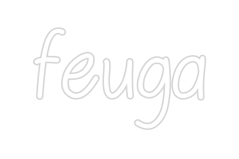 Neon personalizado: feuga