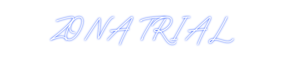Neon personalizado: ZONA TRIAL
