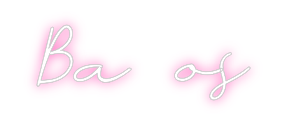 Neon personalizado: Baños