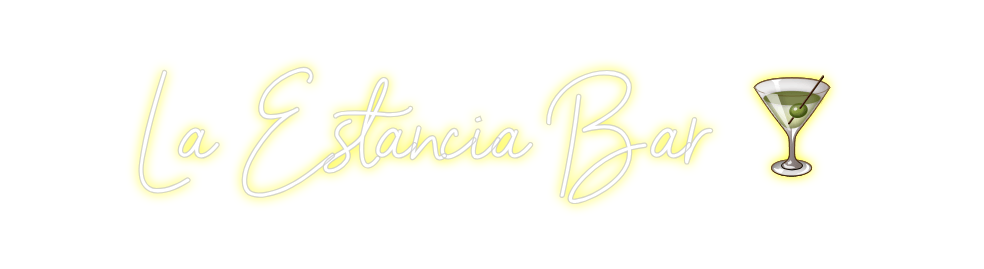 Neon personalizado: La Estancia B...