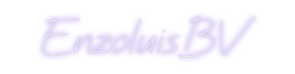 Neon personalizado: EnzoluisBV