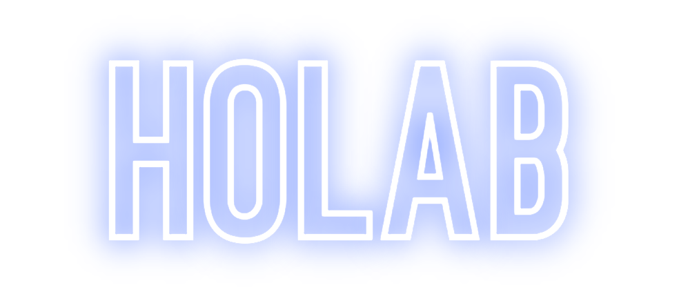 Neon personalizado: Holab