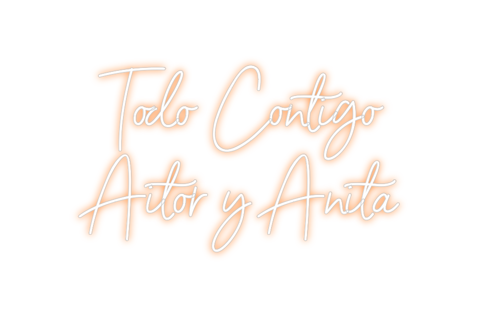 Neon personalizado: Todo Contigo
...