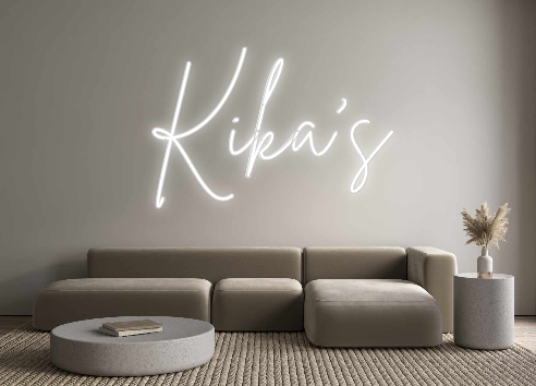 Neon personalizado: Kika’s