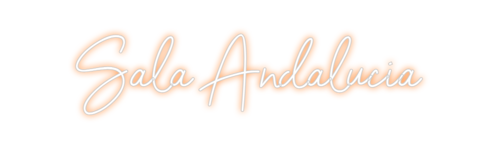 Neon personalizado: Sala Andalucia