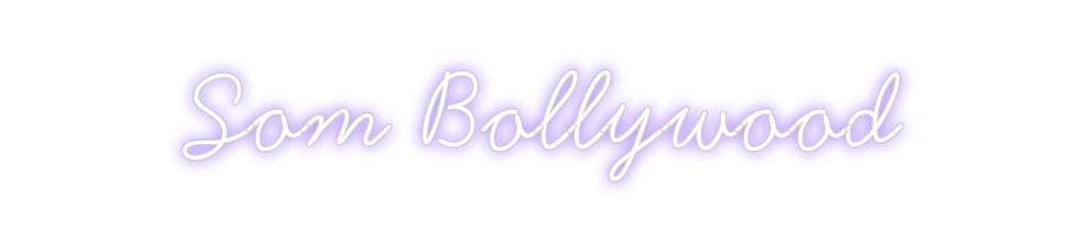 Neon personalizado: Som Bollywood