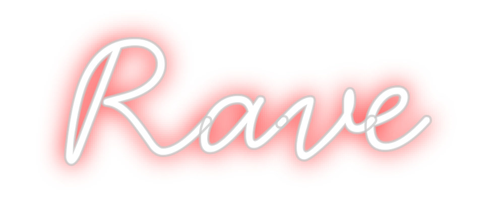 Neon personalizado: Rave