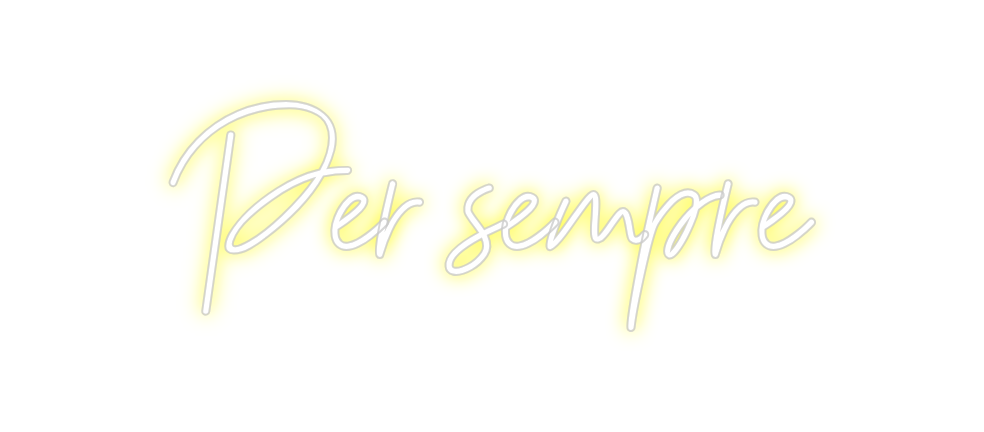 Neon personalizado: Per sempre