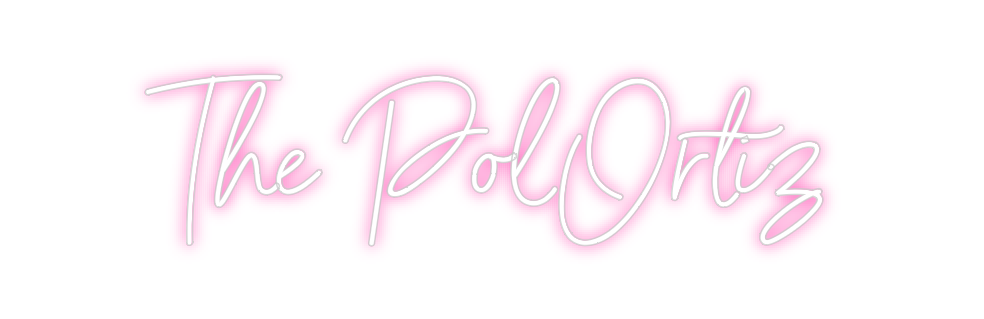 Neon personalizado: The PolOrtiz