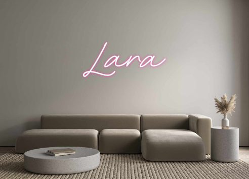 Neon personalizado: Lara