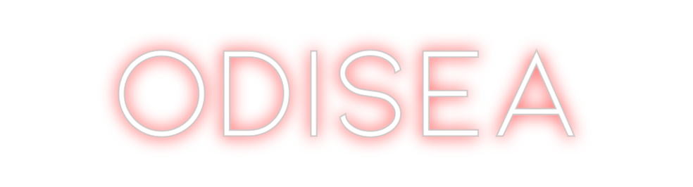 Neon personalizado: ODISEA